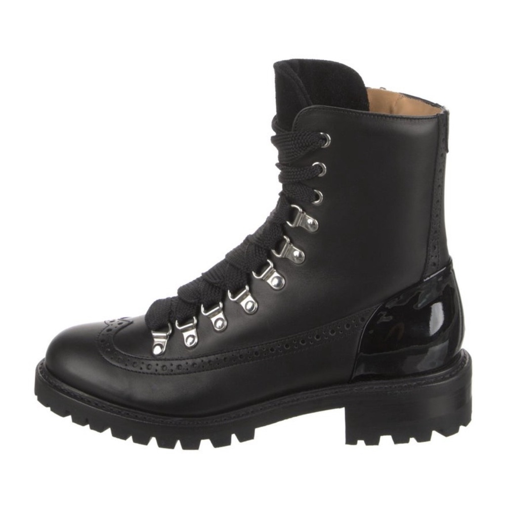 Elegant Black Women's Combat Boots
